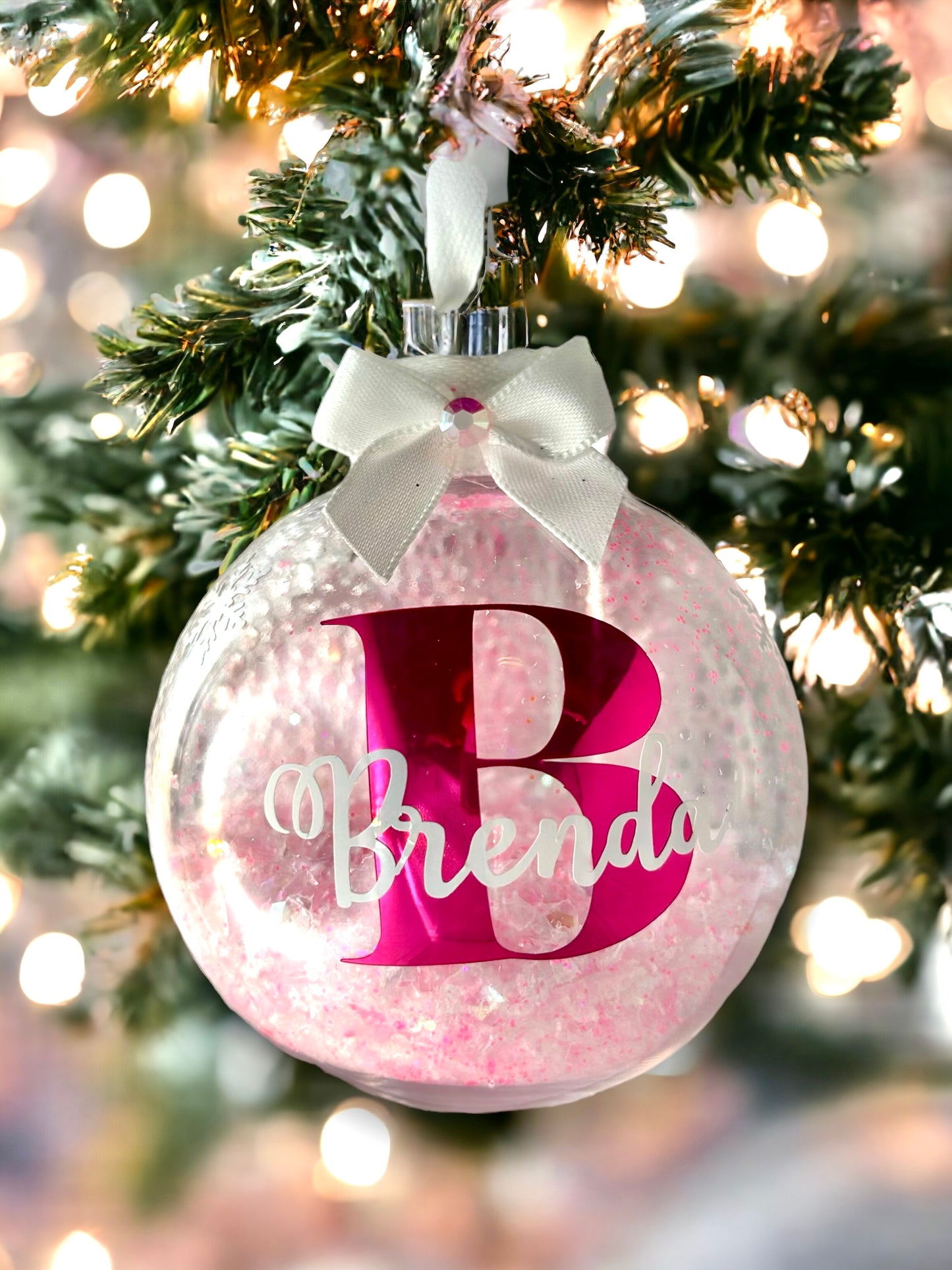 Christmas Snow Globe Ornament