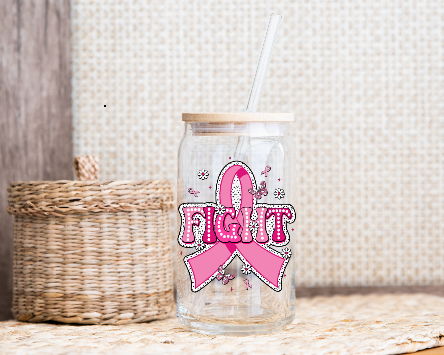Breast Cancer #4 UVDTF Decal