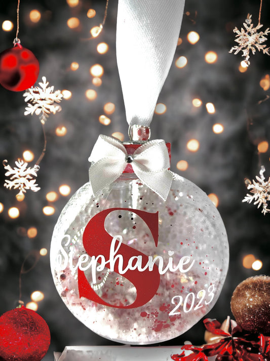 Christmas Snow Globe Ornament