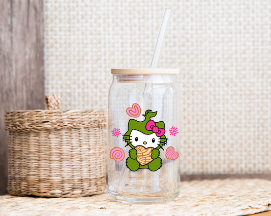 Hello Kitty Grinch UVDTF Decal