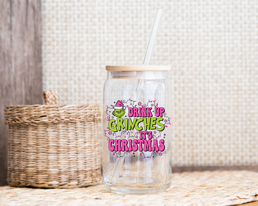 Pre-Order Drink Up Grinches UVDTF Decal